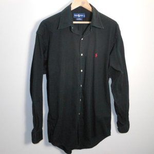 Ralph Lauren Blake, black signature, dress shirt,